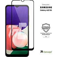 Mobigear Premium - Samsung Galaxy A22 5G Verre trempé Protection d'écran -  Compatible Coque - Noir 8-613142 