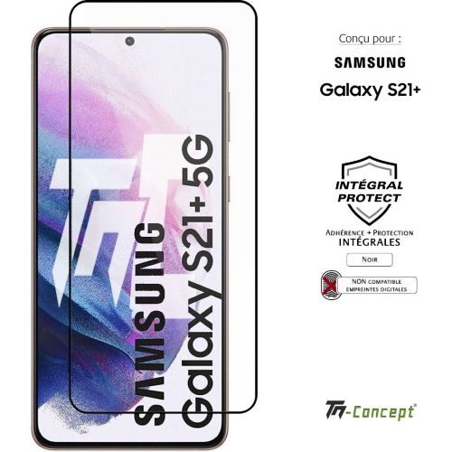 Vitre verre trempé protection intégrale Samsung Galaxy S21 TM Concept®