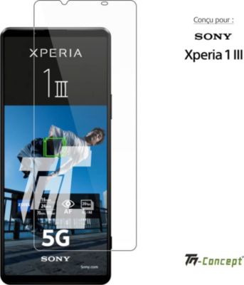Protège écran TM CONCEPT Verre trempé pour Sony Xperia 1 III Protège écran TM CONCEPT Verre trempé pour Sony Xperia 1 III
