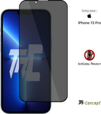 Protège écran TM CONCEPT Verre trempé teinté Apple iPhone 13 Pro Protège écran TM CONCEPT Verre trempé teinté Apple iPhone 13 Pro