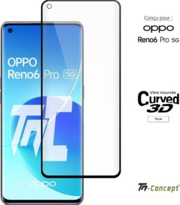 Protège écran TM CONCEPT Verre trempé 3D pour Oppo Reno 6 Pro 5G