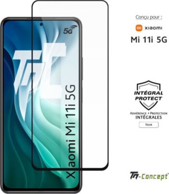 Protège écran TM CONCEPT Verre trempé intégral - Xiaomi Mi 11i 5G