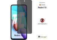 Protège écran TM CONCEPT Verre trempé teinté pour Xiaomi Redmi 10