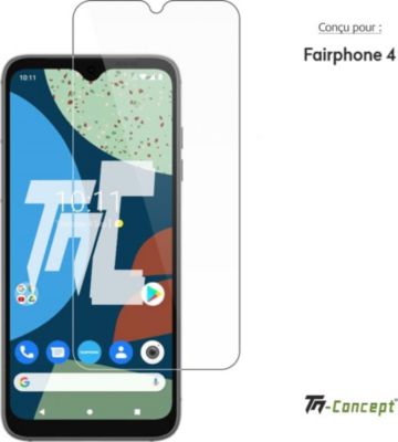 Protège écran TM CONCEPT Verre trempé - FairPhone 4 - TM Concept® Protège écran TM CONCEPT Verre trempé - FairPhone 4 - TM Concept®