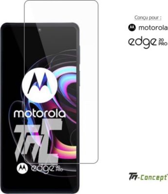 Protège écran TM CONCEPT Verre trempé pour Motorola Edge 20 Pro