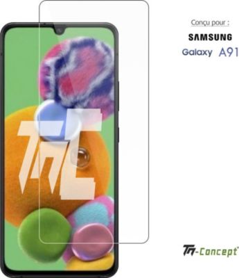 Protège écran TM CONCEPT Verre trempé pour Samsung Galaxy A91 Protège écran TM CONCEPT Verre trempé pour Samsung Galaxy A91