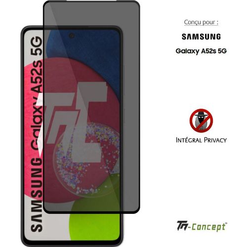 Verre trempé teinté 3D Privacy pour Samsung Galaxy S23 Ultra - TM