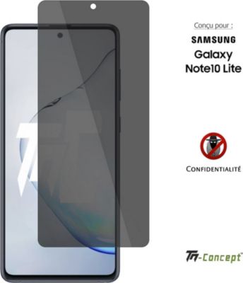 Protège écran TM CONCEPT Verre trempé teinté Samsung Note 10 Lite