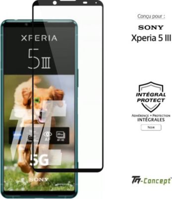 Protège écran TM CONCEPT Verre trempé intégral Sony Xperia 5 III