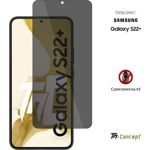 Protège écran TM CONCEPT Verre trempé - Samsung Galaxy S22 Plus