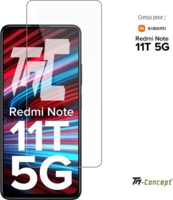 Protège écran TM CONCEPT Verre trempé - Xiaomi Redmi Note 11T 5G