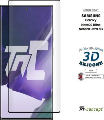 Protège écran TM CONCEPT Verre trempé 3D - Samsung Note 20 Ultra