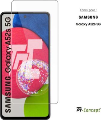 Protège écran TM CONCEPT Verre trempé pour Samsung Galaxy A52s 5G Protège écran TM CONCEPT Verre trempé pour Samsung Galaxy A52s 5G