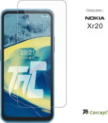 Protège écran TM CONCEPT Verre trempé - Nokia XR20 - TM Concept® Protège écran TM CONCEPT Verre trempé - Nokia XR20 - TM Concept®