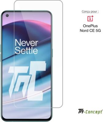 Protège écran TM CONCEPT Verre trempé pour OnePlus Nord CE 5G Protège écran TM CONCEPT Verre trempé pour OnePlus Nord CE 5G