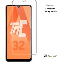 Lot de 3] Protecteur d'écran Vultic Galaxy A32 5G en verre trempé  [compatible avec les étuis] Coque de protection lisse pour Samsung 