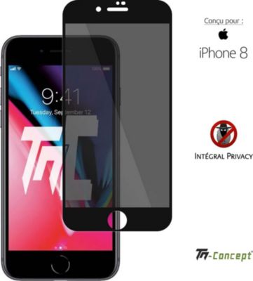 Protège écran TM CONCEPT Verre trempé teinté pour Apple iPhone 8 Protège écran TM CONCEPT Verre trempé teinté pour Apple iPhone 8