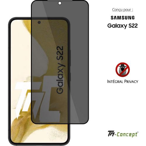 Vitre verre trempé protection intégrale Samsung Galaxy S21 TM Concept®