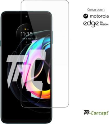 Protège écran TM CONCEPT Verre trempé - Motorola Edge 20 Fusion Protège écran TM CONCEPT Verre trempé - Motorola Edge 20 Fusion