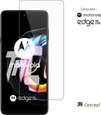 Protège écran TM CONCEPT Verre trempé pour Motorola Edge 20 Lite