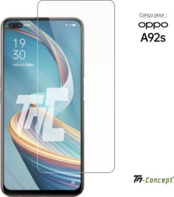 Protège écran TM CONCEPT Verre trempé pour Oppo A92S - TM Concept