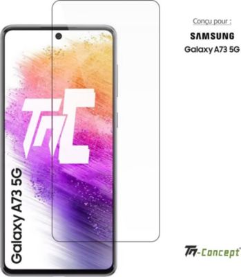Protège écran TM CONCEPT Verre trempé pour Samsung Galaxy A73 5G Protège écran TM CONCEPT Verre trempé pour Samsung Galaxy A73 5G