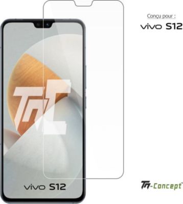 Protège écran TM CONCEPT Verre trempé pour Vivo S12 - TM Concept®