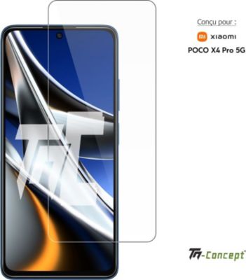 Protège écran TM CONCEPT Verre trempé pour Xiaomi POCO X4 Pro Protège écran TM CONCEPT Verre trempé pour Xiaomi POCO X4 Pro