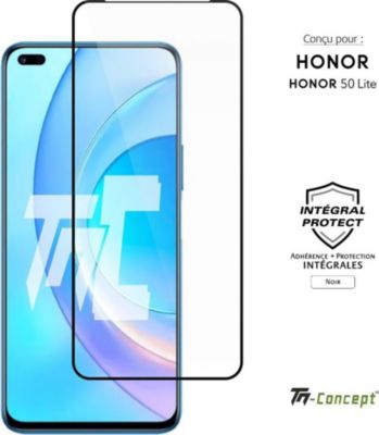 Protège écran TM CONCEPT Verre trempé intégral pour Honor 50 Lite