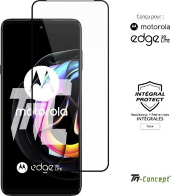 Protège écran TM CONCEPT Verre trempé intégral Moto Edge 20 Lite Protège écran TM CONCEPT Verre trempé intégral Moto Edge 20 Lite