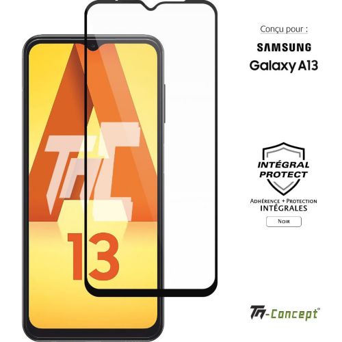 Protège écran TM CONCEPT Verre trempé intégral Samsung Galaxy A13