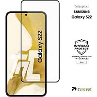 Protège écran TM CONCEPT Verre trempé intégral Samsung Galaxy S22