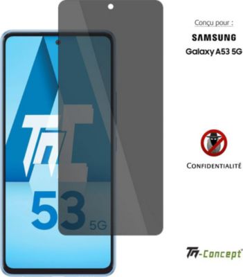 Protège écran TM CONCEPT Verre trempé teinté Samsung Galaxy A53