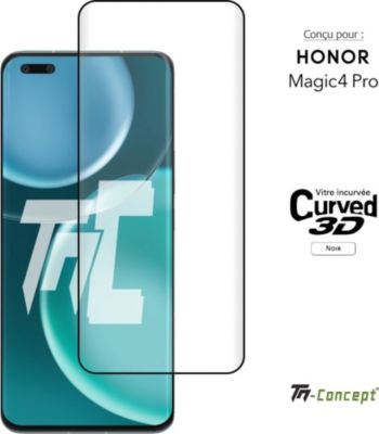 Protège écran TM CONCEPT Verre trempé 3D pour Honor Magic 4 Pro Protège écran TM CONCEPT Verre trempé 3D pour Honor Magic 4 Pro