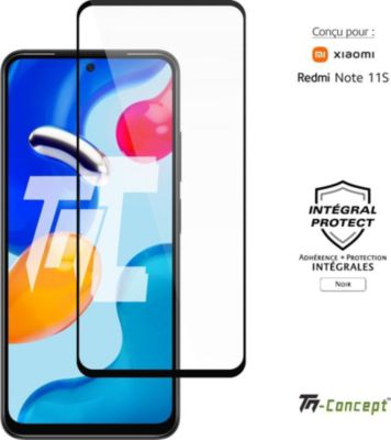 Protège écran TM CONCEPT Verre trempé intégral Redmi Note 11S 5G