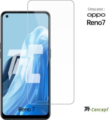 Protège écran TM CONCEPT Verre trempé - Oppo Reno 7 - TM Concept®