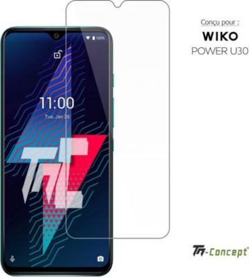 Protège écran TM CONCEPT Verre trempé Wiko Power U30 TM Concept®