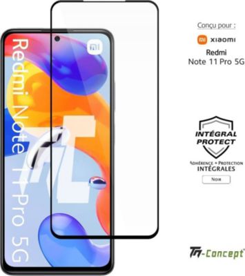 Protège écran TM CONCEPT Verre trempé intégral Redmi Note 11 Pro