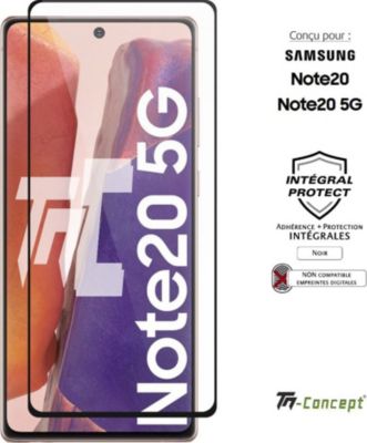 Protège écran TM CONCEPT Verre trempé intégral - Samsung Note 20