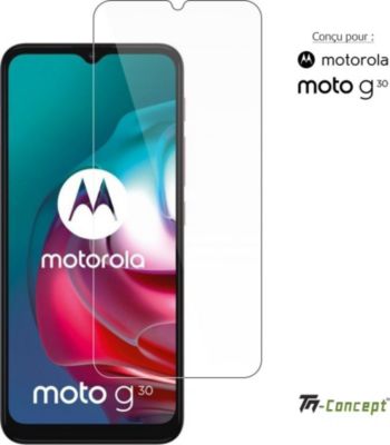 Protège écran TM CONCEPT Verre trempé pour Motorola Moto G30