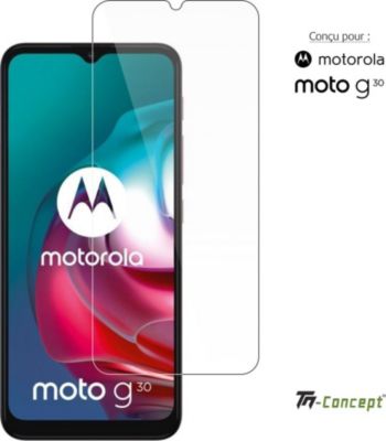 Protège écran TM CONCEPT Verre trempé pour Motorola Moto G30 Protège écran TM CONCEPT Verre trempé pour Motorola Moto G30