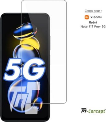Protège écran TM CONCEPT Verre trempé Xiaomi Redmi Note 11T Pro+ Protège écran TM CONCEPT Verre trempé Xiaomi Redmi Note 11T Pro+