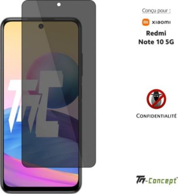 Protège écran TM CONCEPT Verre trempé teinté - Xiaomi Redmi 10 5G Protège écran TM CONCEPT Verre trempé teinté - Xiaomi Redmi 10 5G
