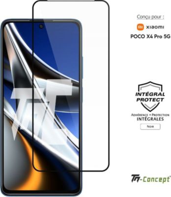 Protège écran TM CONCEPT Verre trempé intégral Xiaomi Poco X4 Pro