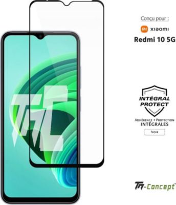 Protège écran TM CONCEPT Verre trempé intégral Xiaomi Redmi 10 5G