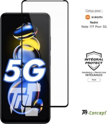 Protège écran TM CONCEPT Verre trempé intégral Redmi Note11T Pro+