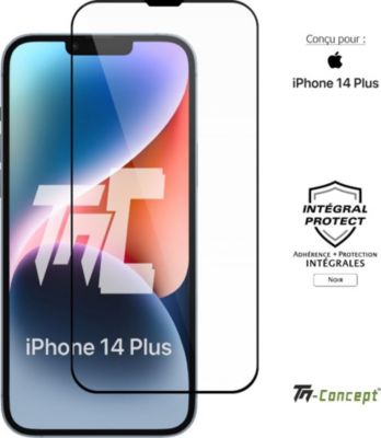 Protège écran TM CONCEPT Verre trempé intégral pour iPhone 14+ Protège écran TM CONCEPT Verre trempé intégral pour iPhone 14+