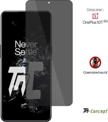 Protège écran TM CONCEPT Verre trempé teinté pour OnePlus 10T