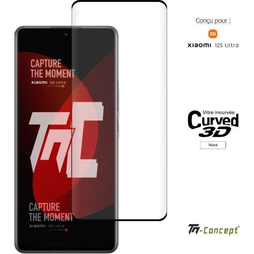 Protège écran TM CONCEPT Verre trempé 3D - Samsung S21 Ultra 5G