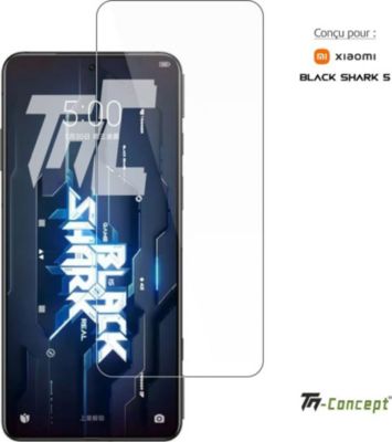 Protège écran TM CONCEPT Verre tremp Black Shark 5 - TM Concept®